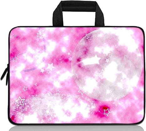Pink Galaxy Dream Laptop Bag – Star Glow Edition